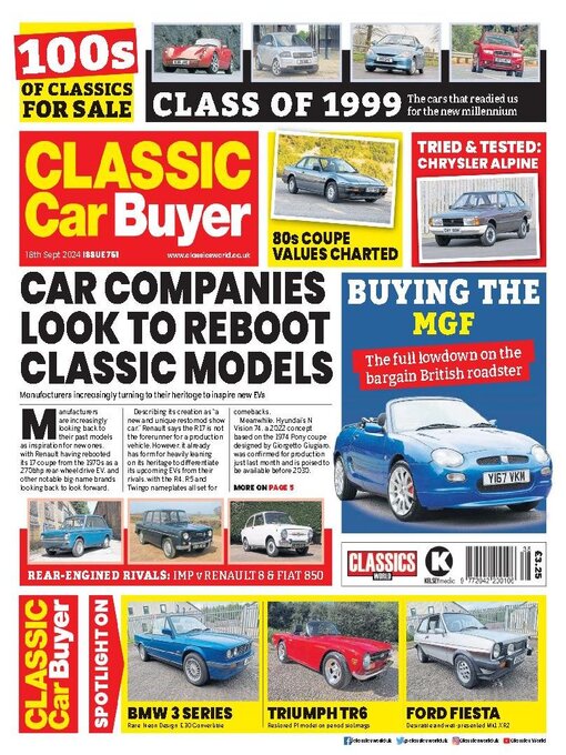 Title details for Classic Car Buyer by Kelsey Publishing Ltd - Available